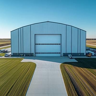 Custom Garages Buildings Steel Structure Warehouse for Storage Workshop Factory House