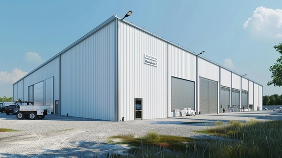 Custom Garages Buildings Steel Structure Warehouse for Storage Workshop Factory House