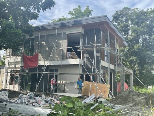 Modern Three-storey Self-built Villa-with Drawing Processing/Customized Steel Building Structures ALC Board Prefabricated House