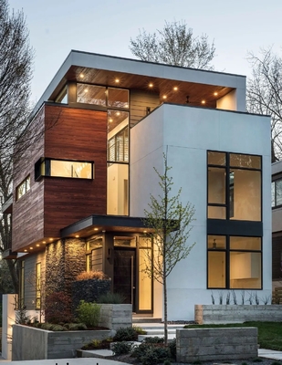 Prefab Luxury House Villa Steel Structure Modern Design Customized Prefabricated Building