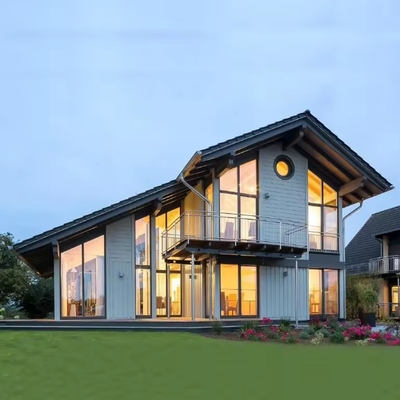 Prefab Luxury House Villa Steel Structure Modern Design Customized Prefabricated Building