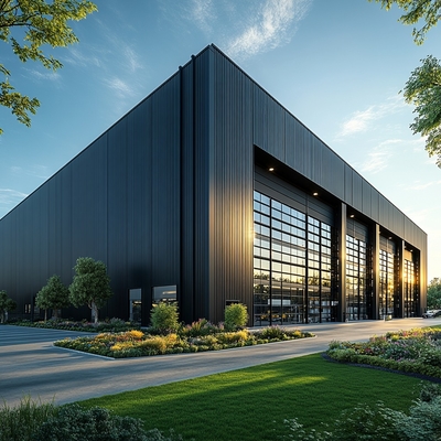 C/Z- High Quality Low-Cost Prefabricated Steel Structure Metal Construction Building Materials for Modern House Workshop