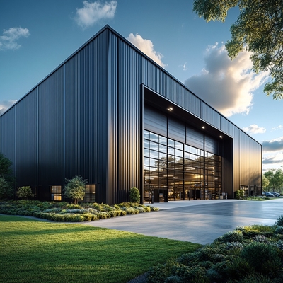 C/Z- High Quality Low-Cost Prefabricated Steel Structure Metal Construction Building Materials for Modern House Workshop