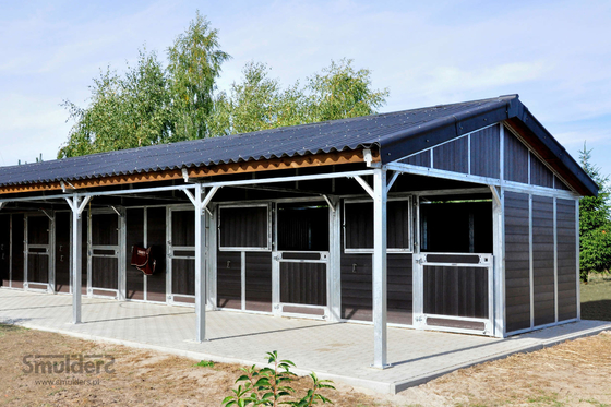 Custom Cow Shed Farm Building Design Cattle Goat Cow Horse Poultry Farm House Stable Steel Structure