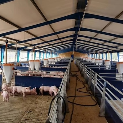 "Modern Steel Structure Mobile Poultry House for Chicken Pig Goat Cow Breeding in China"