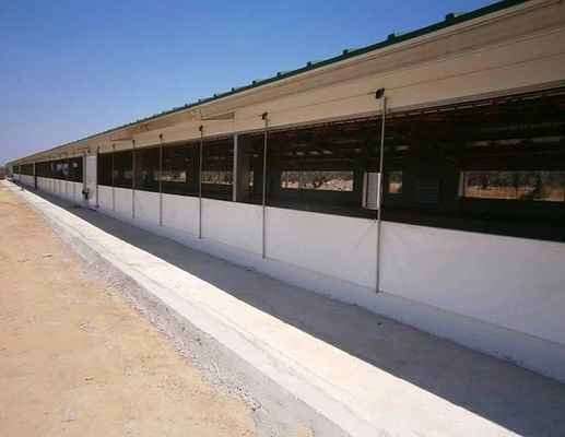 "Modern Steel Structure Mobile Poultry House for Chicken Pig Goat Cow Breeding in China"