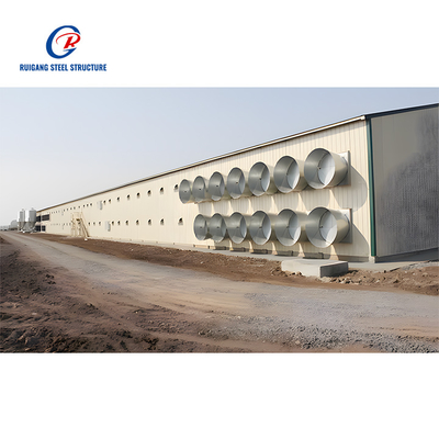 Steel Structure Building for Chicken House Poultry Farm Chicken Shed and Prefab Farm Shed Use