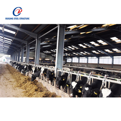 Stable Design Porcherie Prefabricated Steel Structure Poultry Farm Dairy Cattle Pig Shed Home Farm House Building