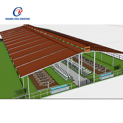 Cow Shed Steel Structure Building for Livestock Facilities Durable and Efficient Solution for Farming Needs
