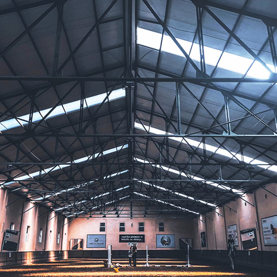 Industrial Prefab Steel Structure Warehouse with Wide Span and Waterproof Roof Panel Design
