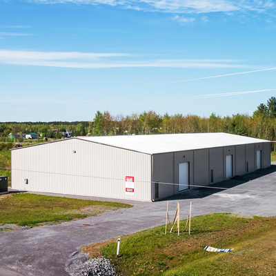 Industrial Prefab Steel Structure Warehouse with Wide Span and Waterproof Roof Panel Design