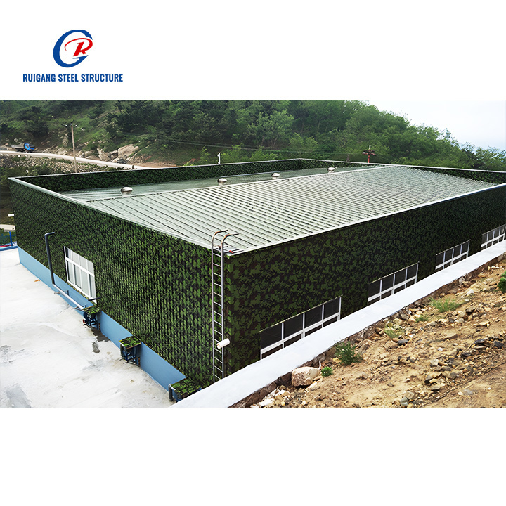 Modern Industrial Design Steel Structure Building for New Workshop Factory/Warehouse House Use Made with Sandwich Panel Material