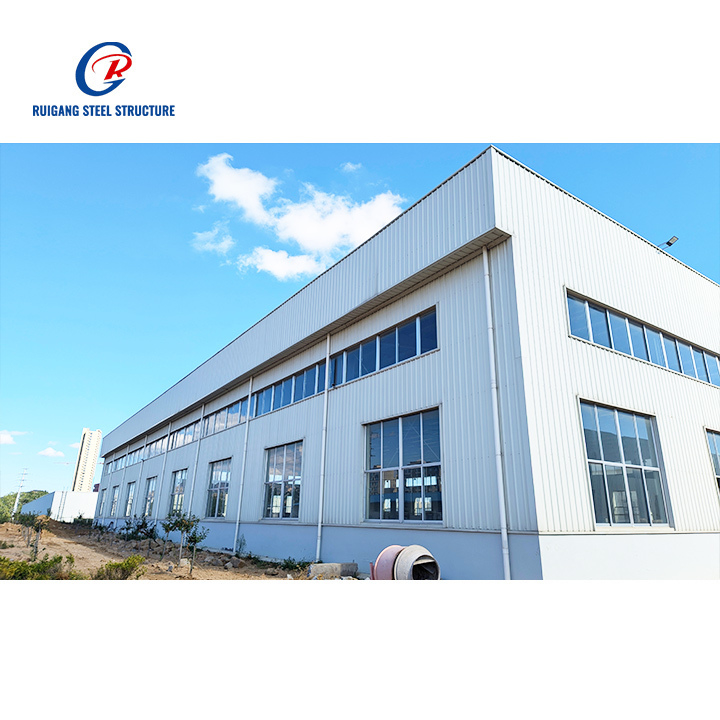 Architect Eco-friendly Multi-Storey Steel Frame Prefab Office & Shopping Mall Hotel & Workshop Steel Structure by RG Manufacturer