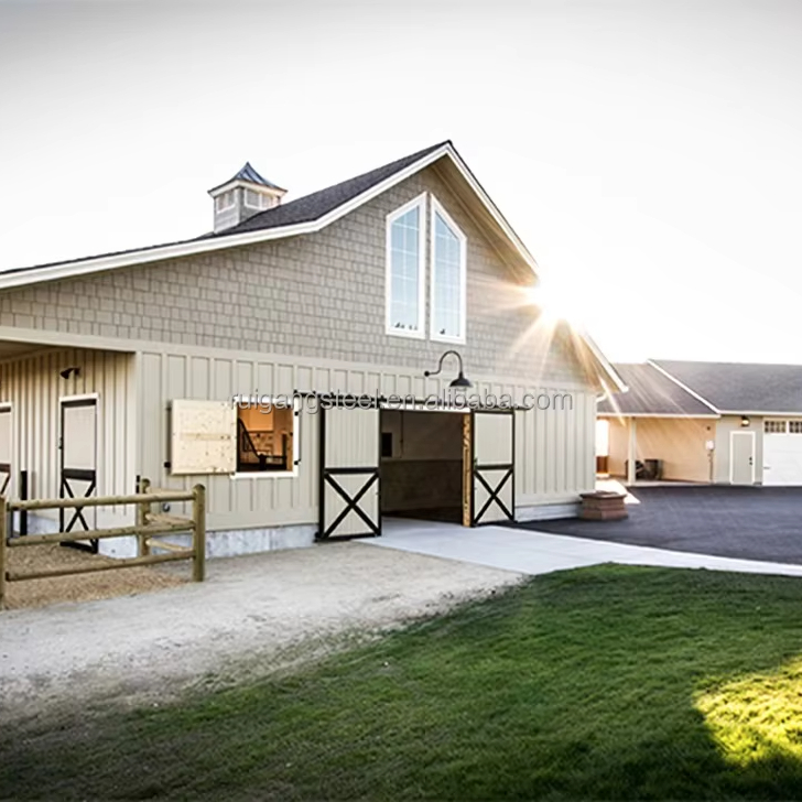 HDPE Portable Outdoor Horse Stable Steel Horse Stall with Roof Temporary Mobile Temporary Mobile Horse Stable
